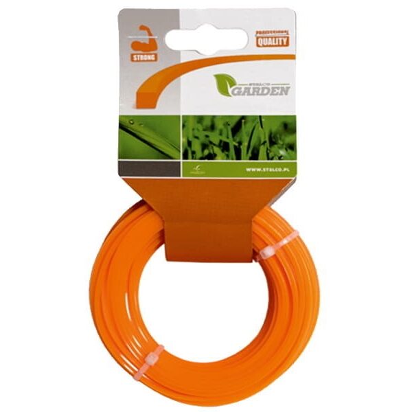 Żyłka tnąca kwadratowa 1,6mm x 15m Stalco S-80073