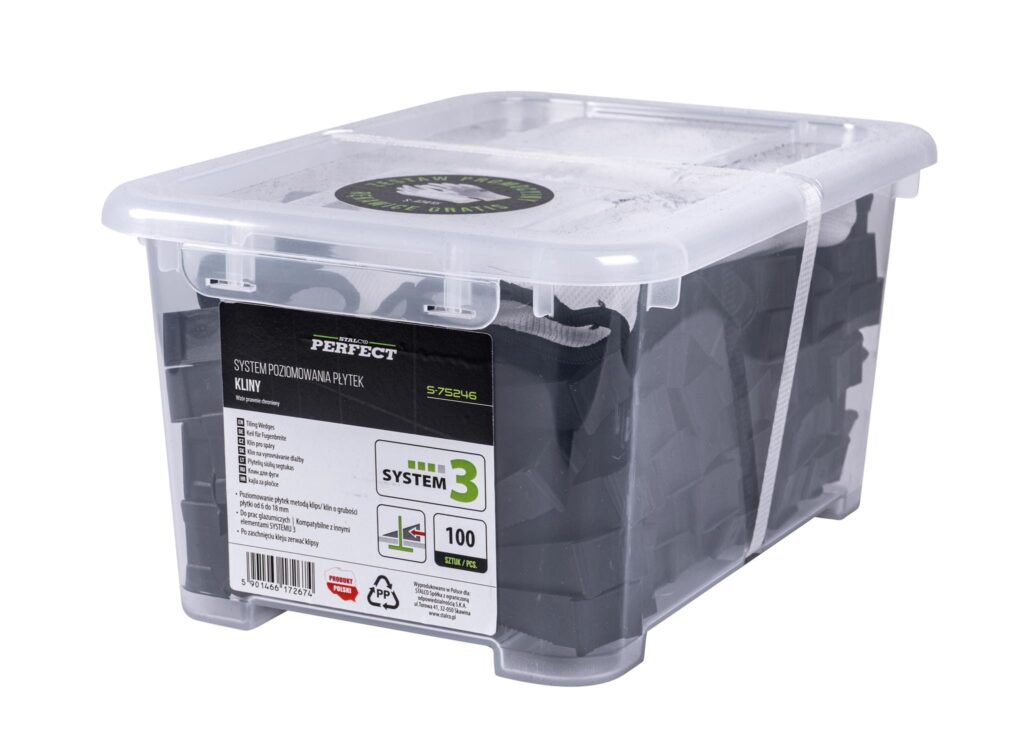Kliny do systemu Numer 3  Box 100szt Stalco S-75246