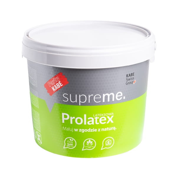 Farba lateksowa Kabe Prolatex półmatowy 10L