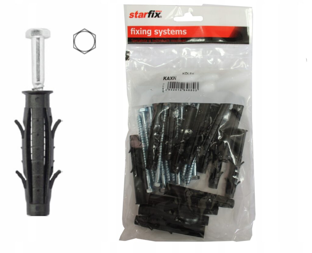 ASF Kołek wkręcany KAXN 10x50/60 K/F 7 szt