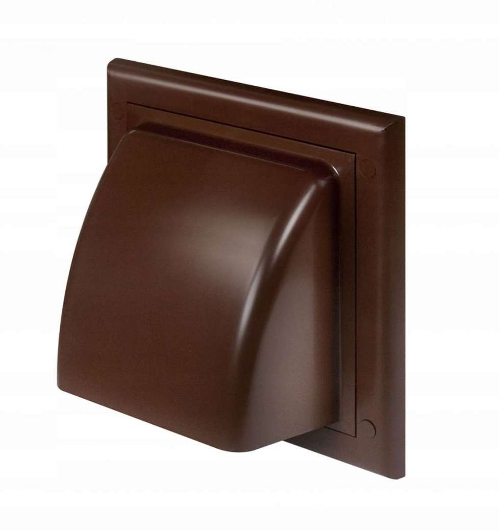 Osłona wywiewna kanału okrągłego Awenta KO125-30BR fi125mm brązowa