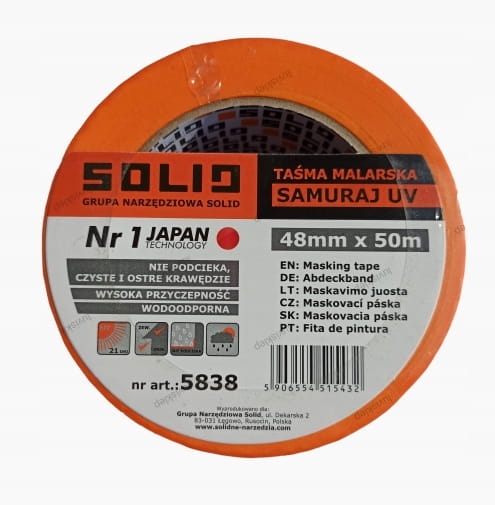 Solid Taśma Samuraj UV 48mmx50m 5838