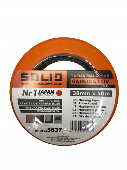 Solid Taśma Samuraj UV 38mmx50m 5837