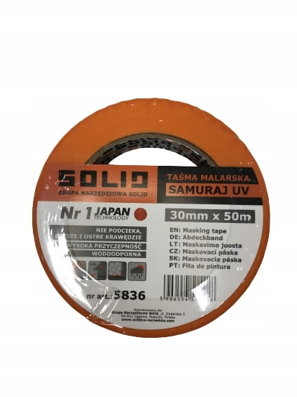 Solid Taśma Samuraj UV 30mmx50m 5836