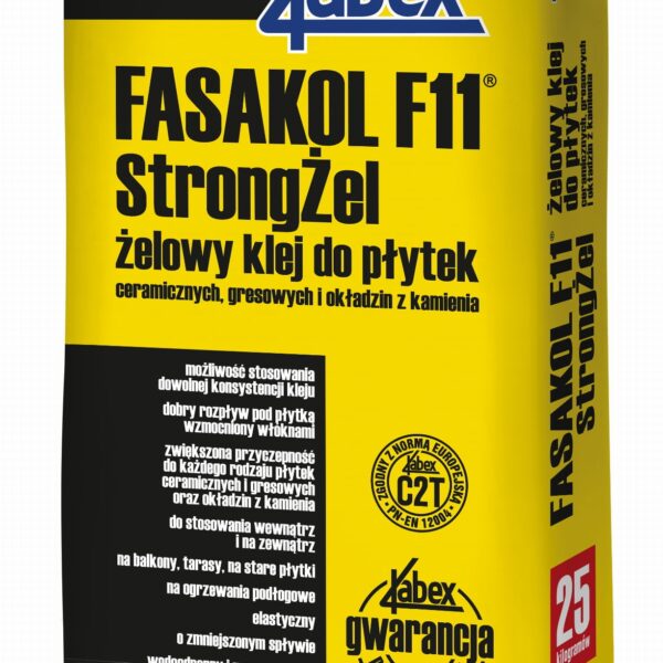 KABEX Fasakol F11 STRONG ŻEL wysokoelastyczny klej żelowy do płytek 25kg