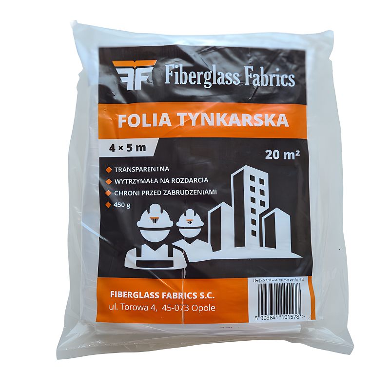 Folia tynkarska 4mx5m 450g FIBERGLASS