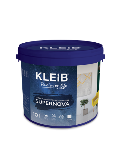 Kleib Supernova P  5L do wnętrz lateksowa farba matowa do barwienia