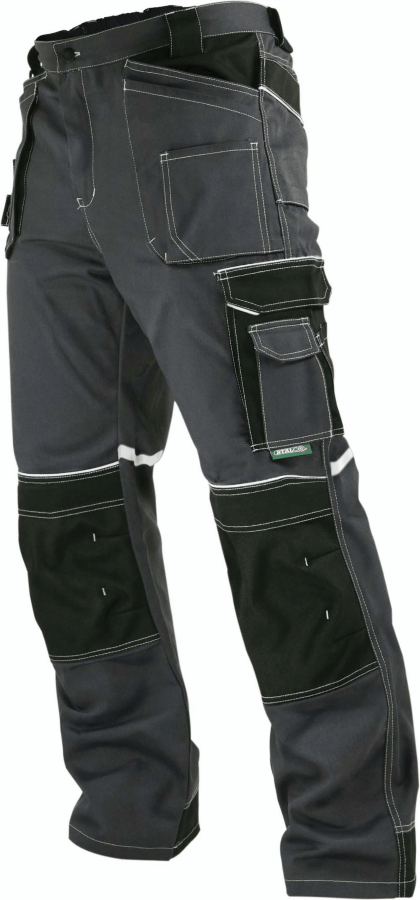 SPODNIE ALLROUND szaro-czarne  XXL 58 Stalco S-44431
