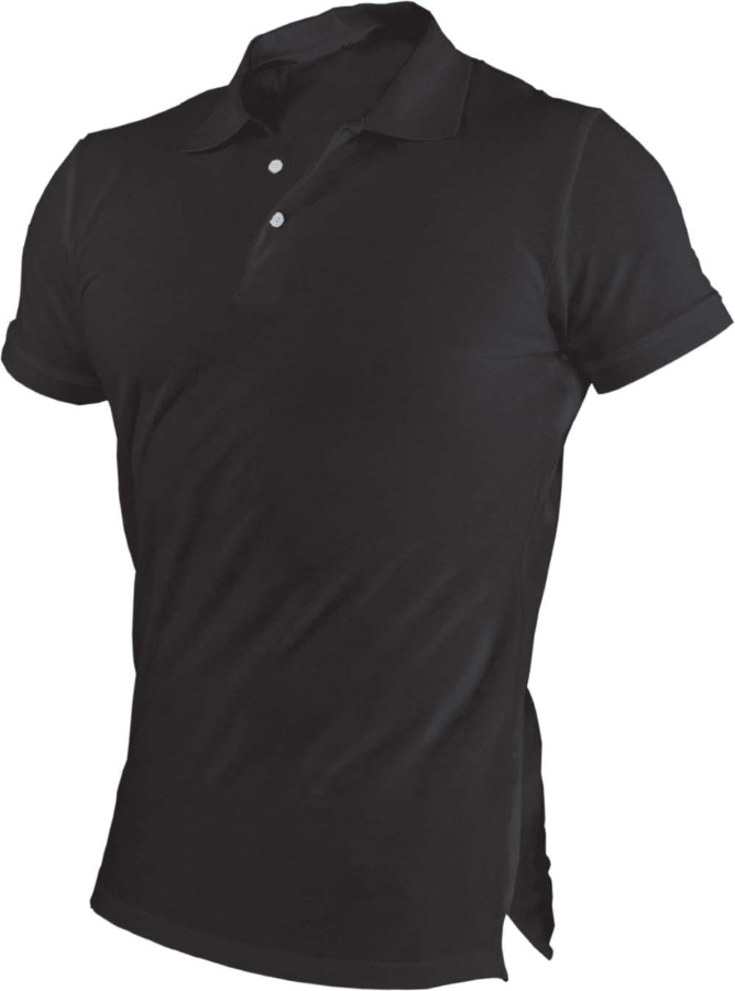 KOSZULKA POLO GARU CZARNA L Stalco S-44645