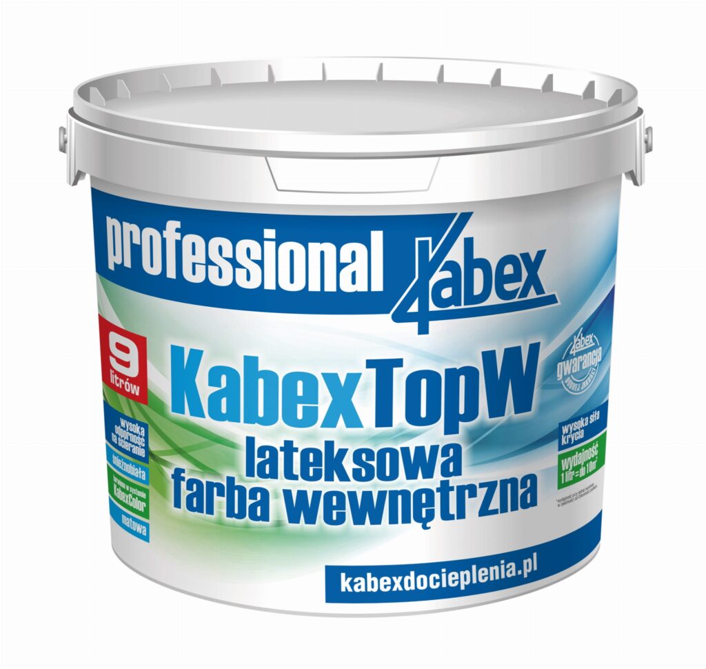 Lateksowa farba nawierzchniowa  Kabex Top W 2,5L