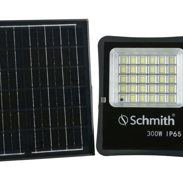 Schmith Lampa LED z panelem solarnym 300W SLS-03