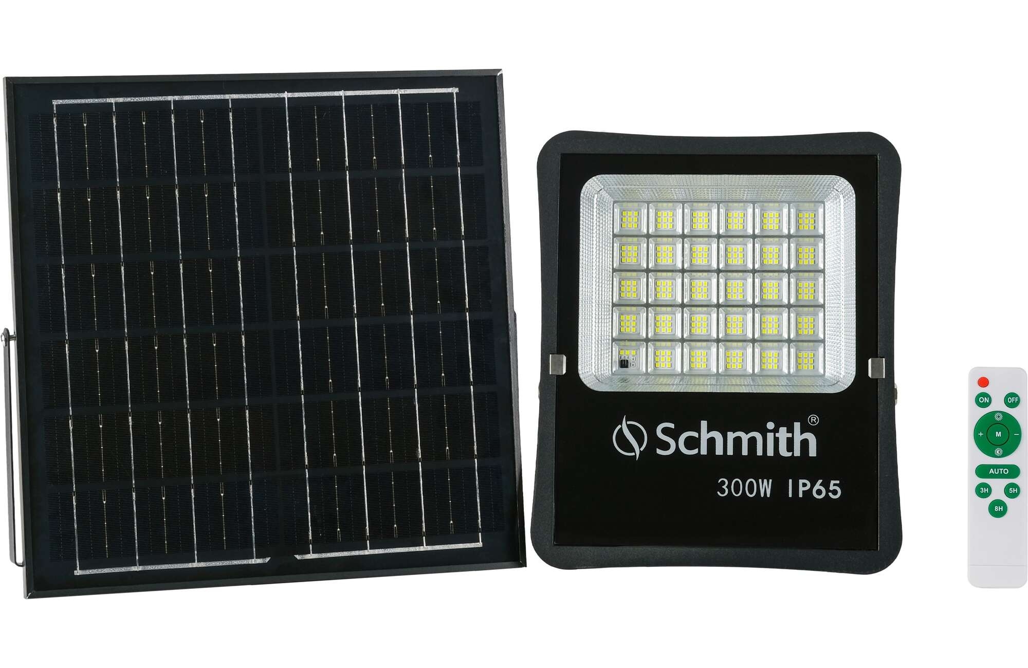 Schmith Lampa LED z panelem solarnym 300W SLS-03