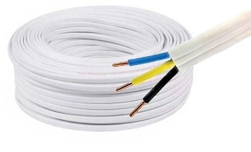 Przewód instalacyjny YDYp 3x1.5mm żo E 450/750V (25mb)