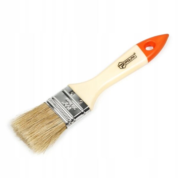 Płaski pędzel 1/5″ 38mm STANDART z plastikową rączką POLAX 04-003