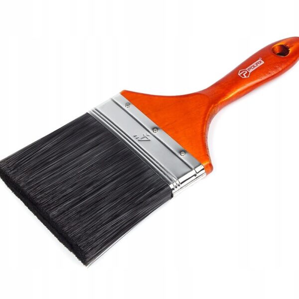 Płaski pędzel z plastikową rączką LAKRA 4″/100mm POLAX 09-006