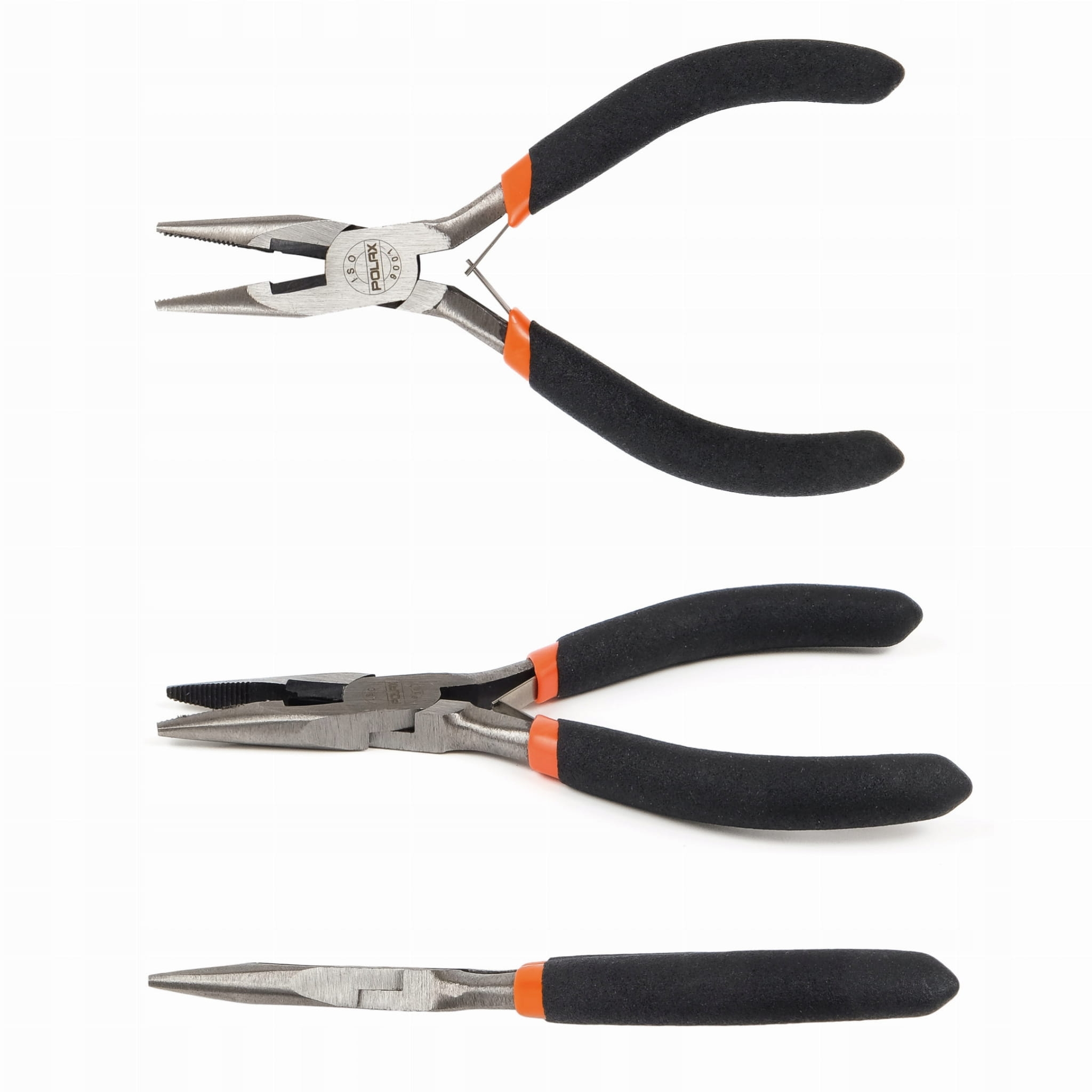 Szczypce wydłużone proste mini 125mm POLAX 35-021