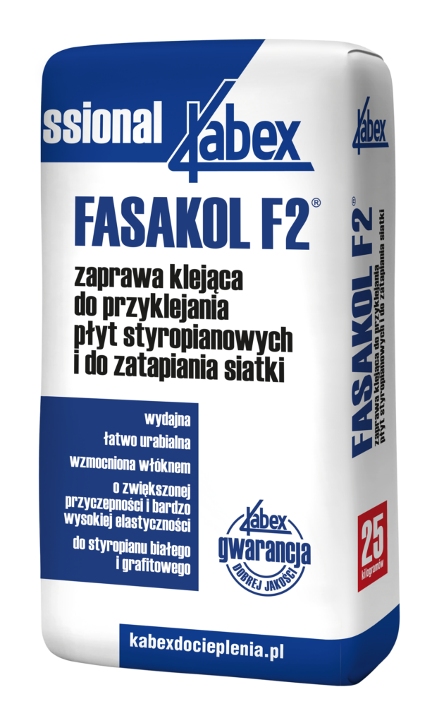Zaprawa klejąca biała Kabex Fasakol F2 25kg