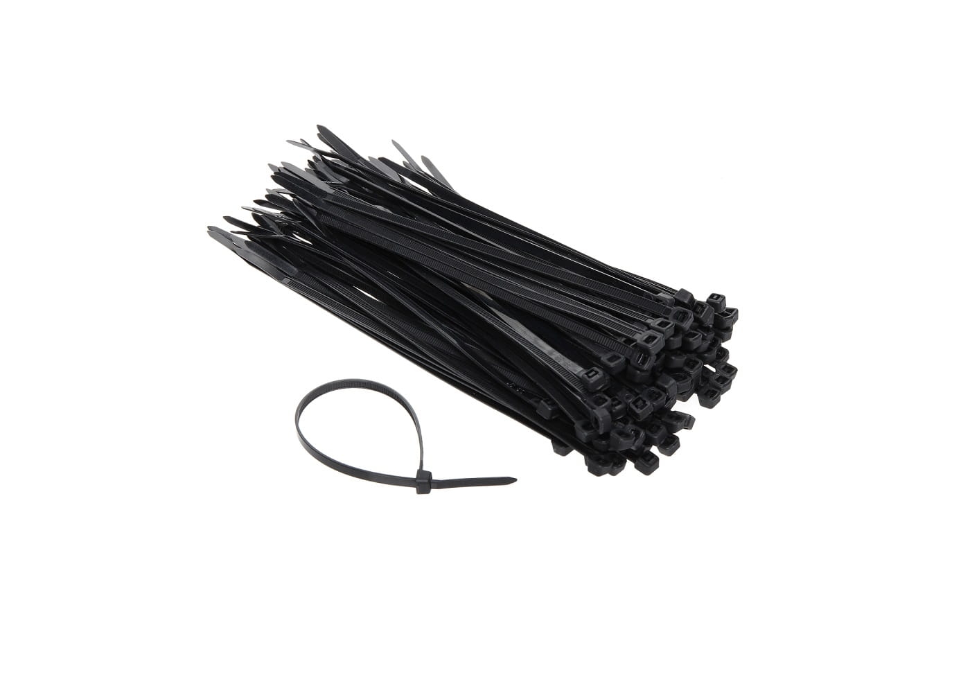 Opaski nylonowe czarne 7,6x450 Stalco OPPC76450