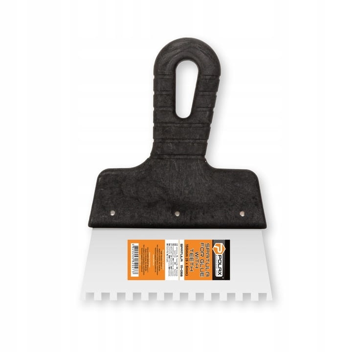 Szpachla do kleju z zębami 150mm 6x6 POLAX 111-058