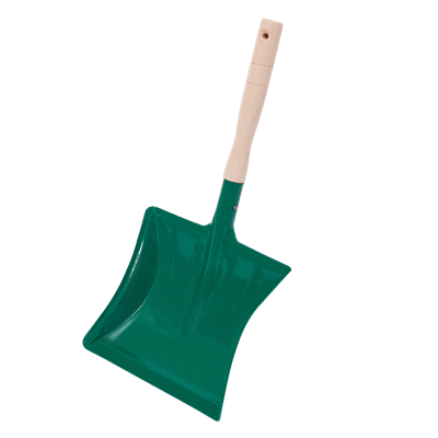 Szufelka metalowa  z trzonkiem drewnianym Stalco S-47781