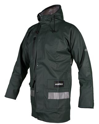 Kurtka przeciwdeszczowa  AQUA J zielona L Stalco S-78140