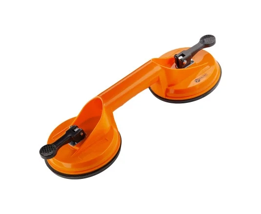 Uchwyt - przyssawka do szyb podwójna d2x115mm max 70kg POLAX 37-187