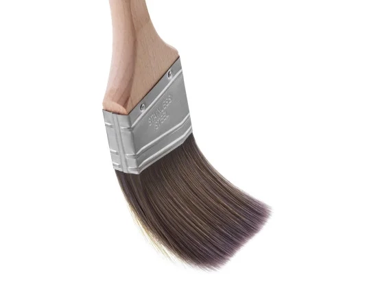 Pędzel malarski skośny drewniana rączka 2"/50mm POLAX 58-001