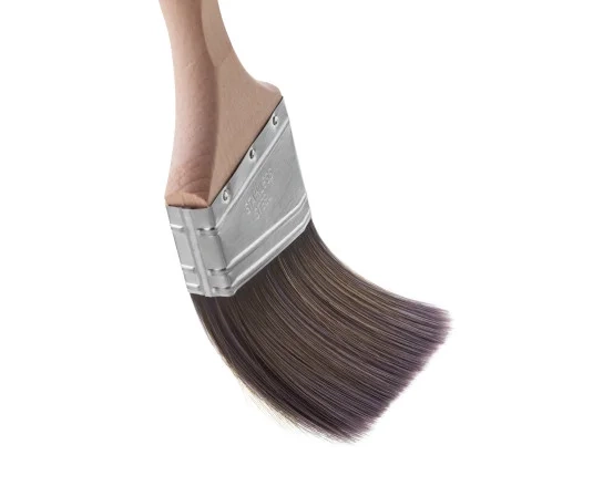 Pędzel malarski skośny drewniana rączka 2,5"/57mm POLAX 58-002