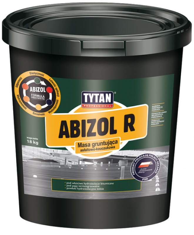 Grunt bitumiczny pod pape Tytan Abizol R 9kg
