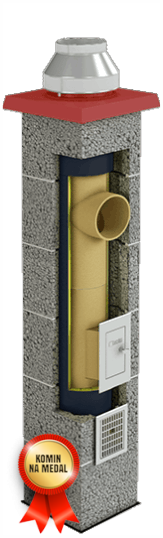 Komin Brata Premium S 8m fi 160