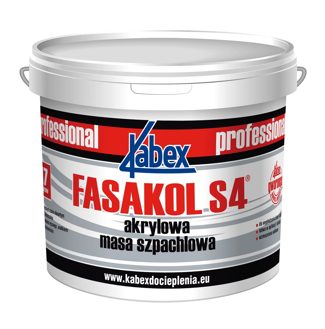Akrylowa masa szpachlowa KABEX Fasakol S4 4,5kg