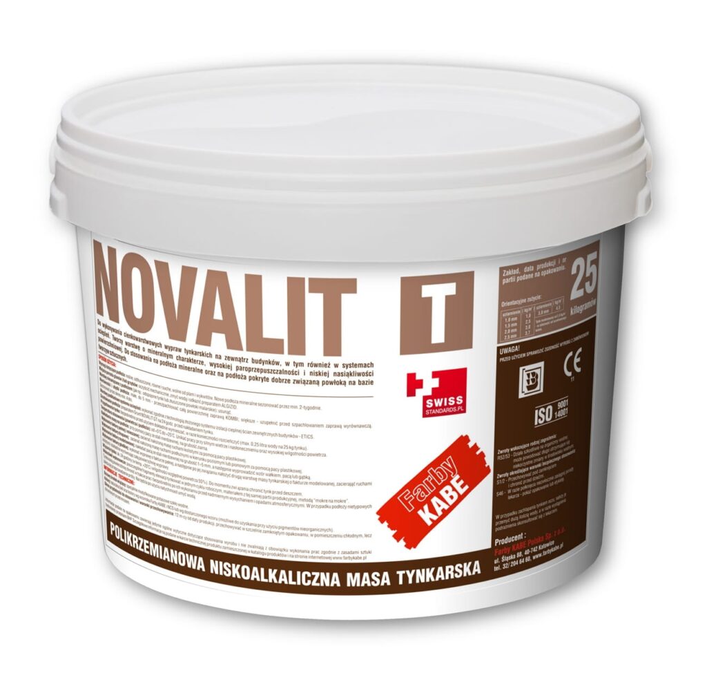 Tynk silikatowy Kabe Novalit P1.0 25kg
