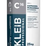 Zaprawa murarska do klinkieru Kleib C16 szara 25 kg