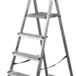 Drabina aluminiowa domowa Stalco S-40534 4-stopniowa