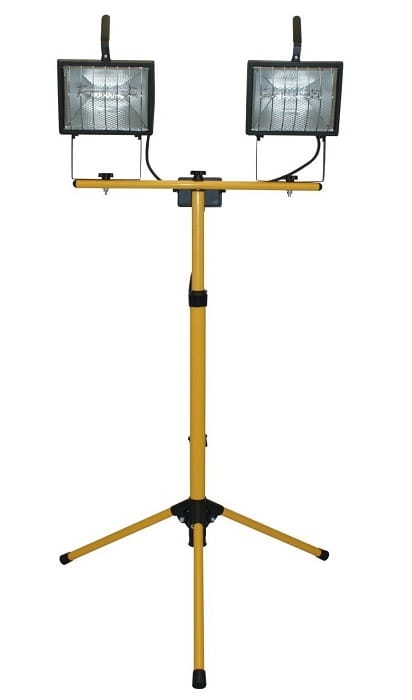Elektryczny reflektor Halopak na statywie 2*500W