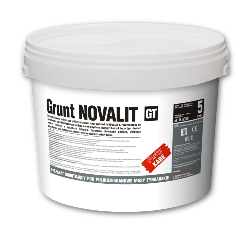 Grunt silikatowy polikrzemianowy KABE Novalit  5l