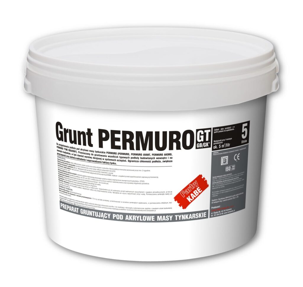 Grunt pod tynk akrylowy KABE Permuro  5l