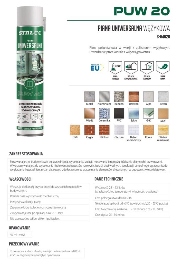 Piana uniwersalna 750ml Stalco S-64620