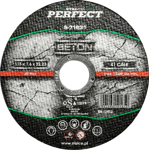 Tarcza Do Cięcia Betonu Płaska 230X3,0  S-71641