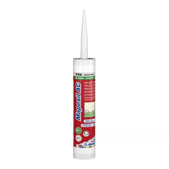 Silikon Mapei Mapesil AC 103 310ml biały księżycowy
