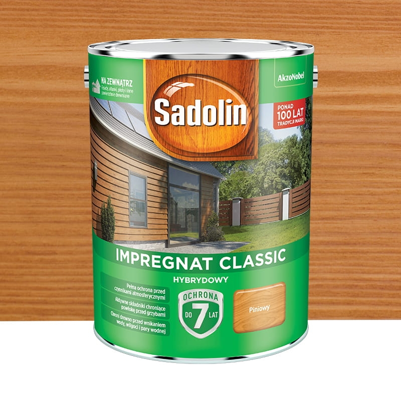 Impregnat hybrydowy Sadolin Classic Piniowy 4,5l