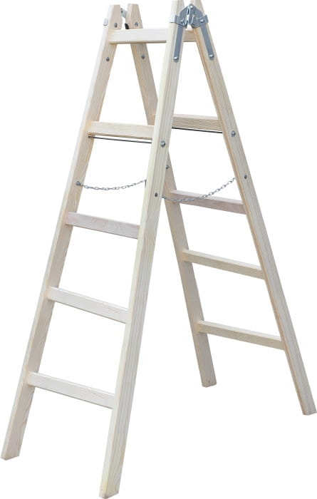 Drabina drewniana  2x6 stopni Stalco S-40594