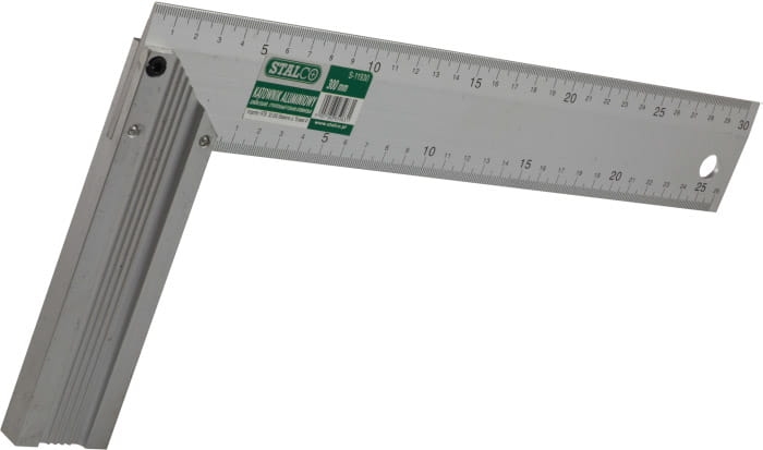 Kątownik aluminiowy 400mm Stalco S-11940