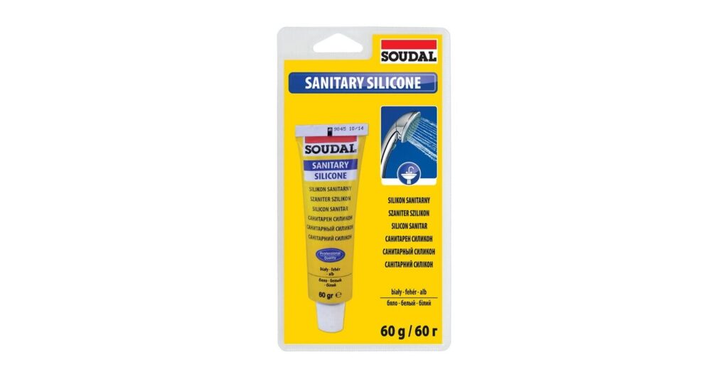 Soudal Silikon sanitarny biały 60g