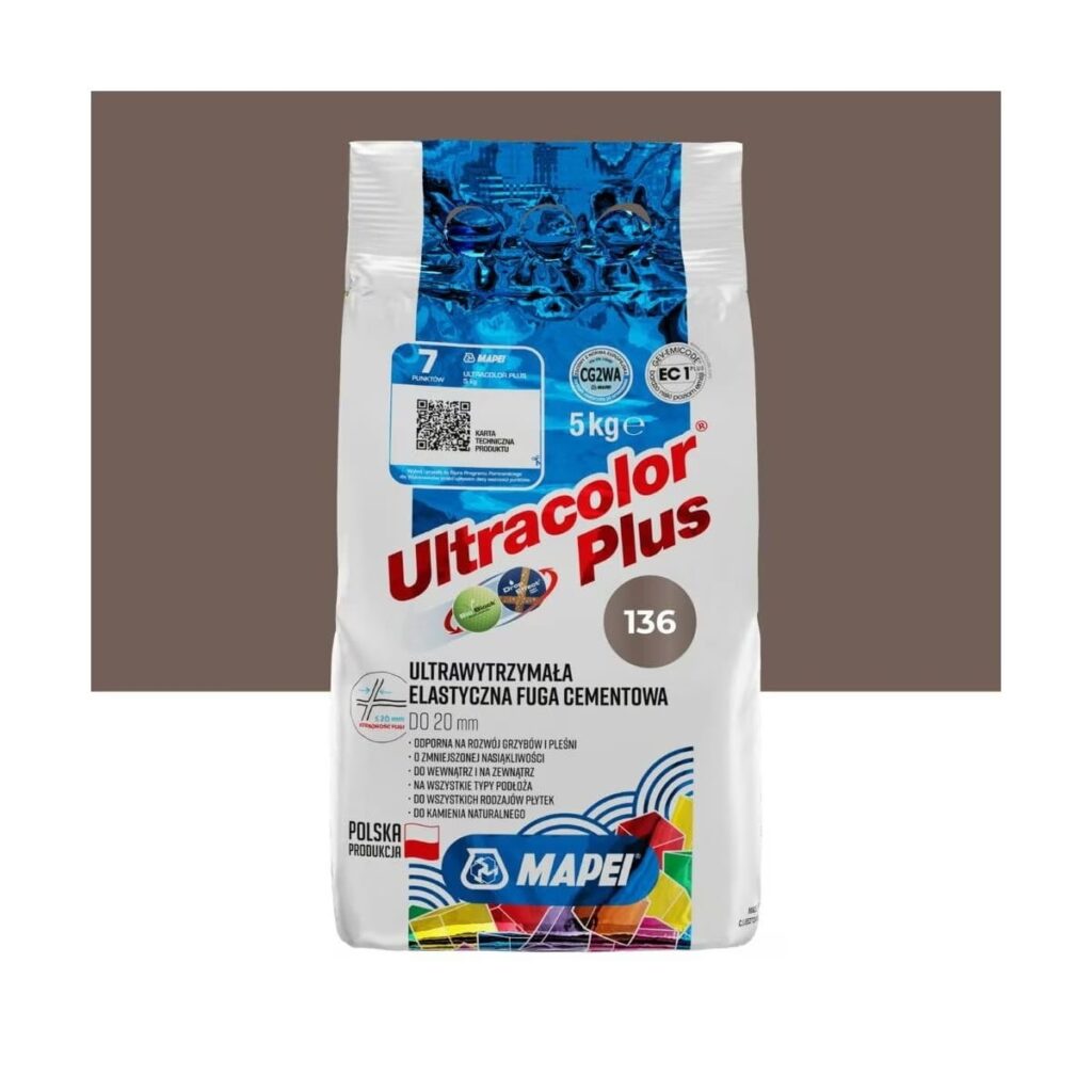 Elastyczna fuga Mapei Ultracolor Plus 136 5kg