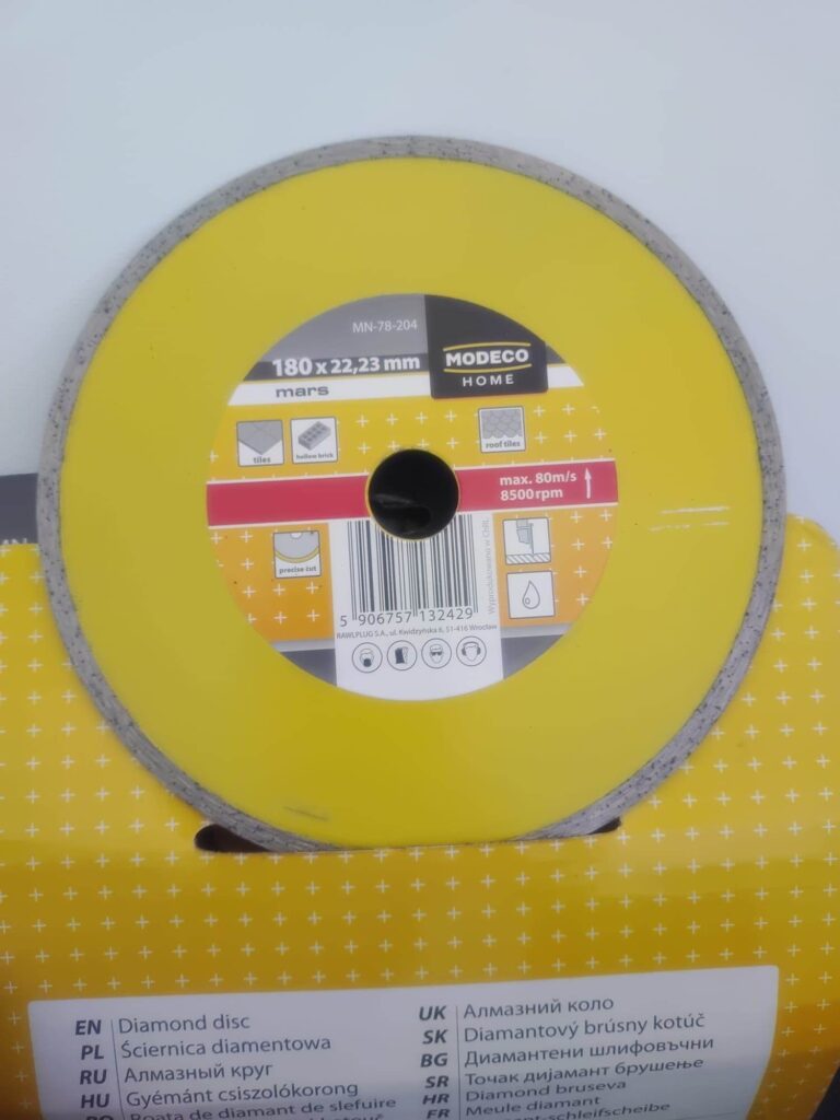Tarcza diamentowa 180 pełna  MN-78-204