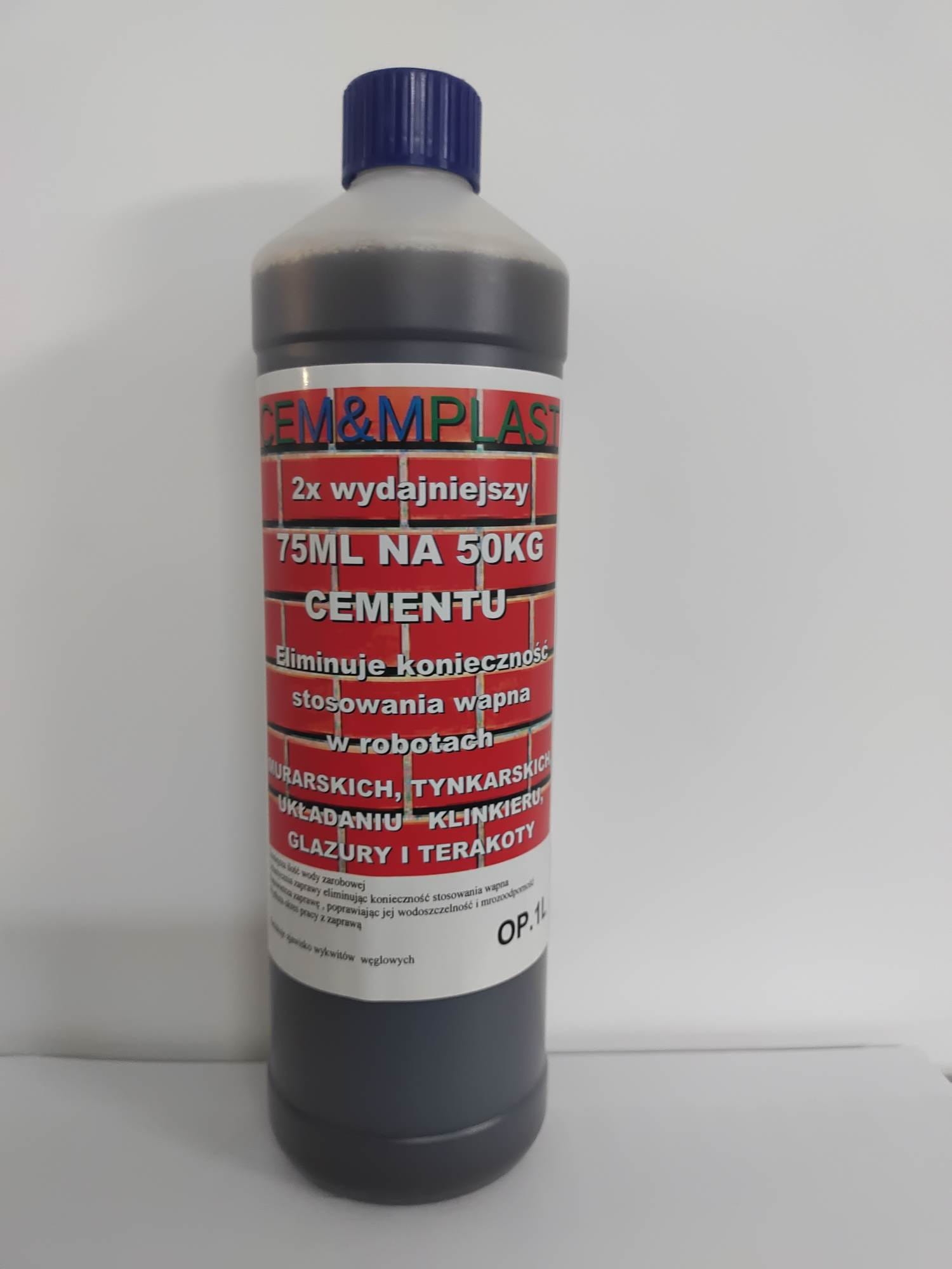 Plastyfikator, Wapno w płynie Cemplast 1L
