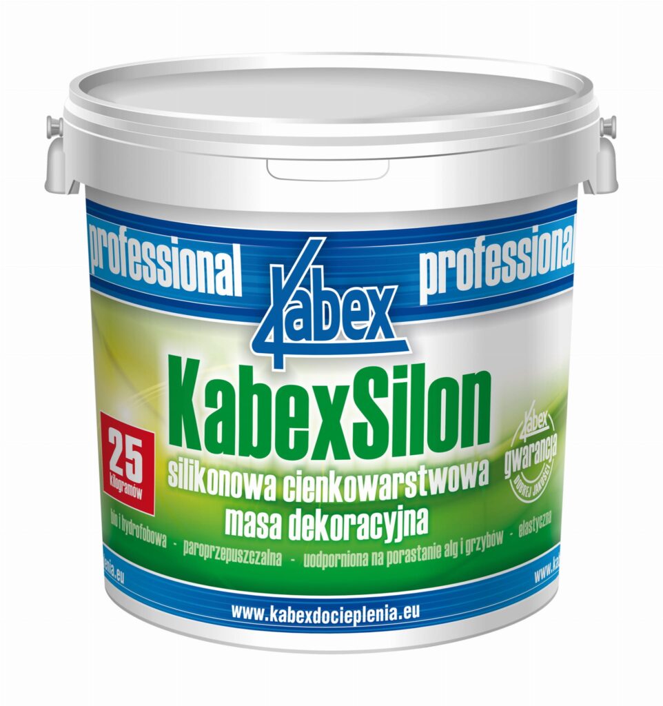 KabexSilon ziarno P 1,5mm silikonowa cienkowarstwowa masa dekoracyjna 25kg