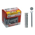 Kołki rozporowe Fischer SX 10 S Y dybel z wkrętem 71247