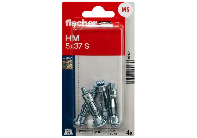 Mocowania do pustych przestrzeni Fischer HM 5x37 SK NV blister 90927